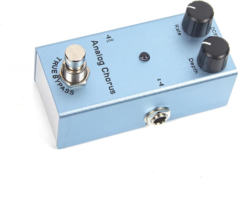 IOppWin Analog Chorus Electric Guitar Effects Pedal - Mini Size, True Bypass, BBD Chip, Low Noise, Durable Aluminum Alloy, 9V DC Power - Image 5